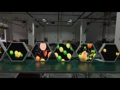 Schermo LED esagonale a forma speciale Personalizzato schermo LED a colori