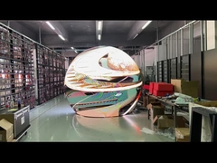 schermo di visualizzazione sferica a led circolare
