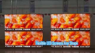 Schermo di visualizzazione flessibile dell'interno del LED