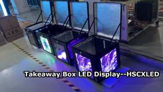 Display LED per scatola per la consegna degli alimenti