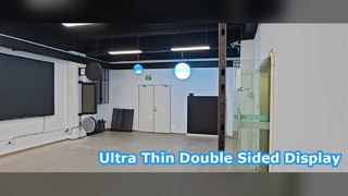 Display LED bifacciale ultra sottile per la pubblicità moderna
