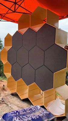 350mm P3 Outdoor Hexagon Led Panel Screen Custom Shape LED Display spherical led display