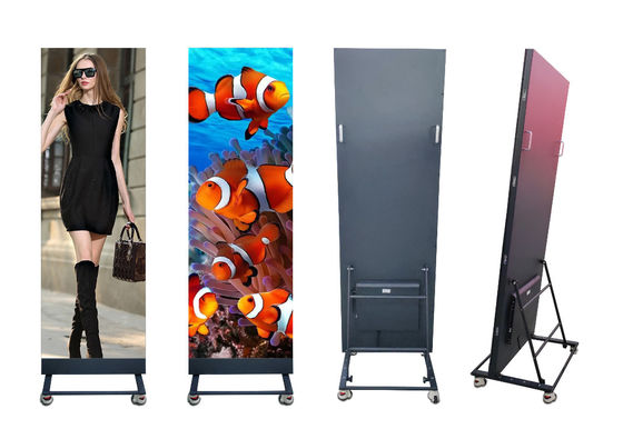 Indoor Standing LED Poster Display with High Definition Digital Signage and SMD1515 Lamps