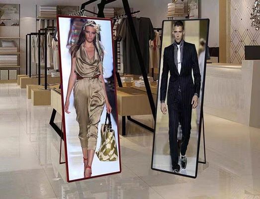 5V GOB Poster LED Display Mirror Screen P1.86mm Semi outdoor