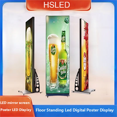 Controllo del display digitale a posteri a LED a terra Wifi USB schermo LED pubblicitario mobile